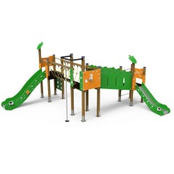 Parque infantil Torre Maxi Dino 02 uso público