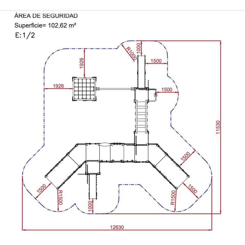 Parque infantil inclusivo Torre Yucatán