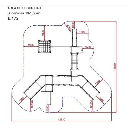 Parque infantil inclusivo Torre Yucatán