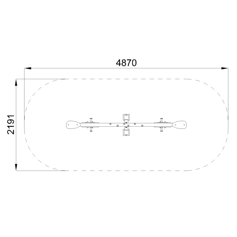 BALANCÍN SUBE-BAJA SPORT METÁLICO GALVANIZADO