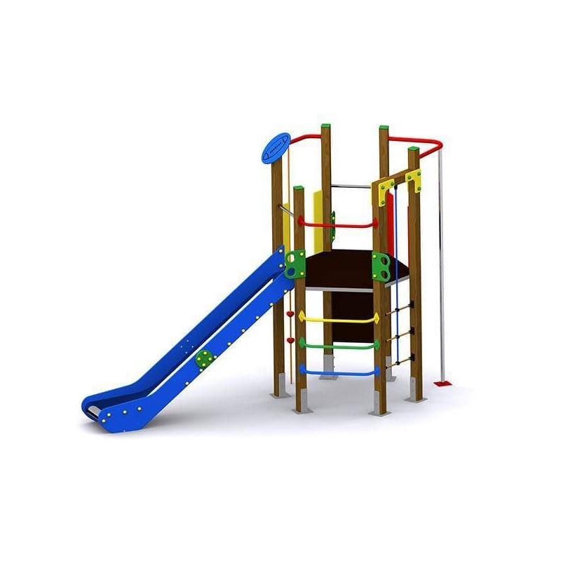 Parque infantil Torre Hexagonal 136CM uso público