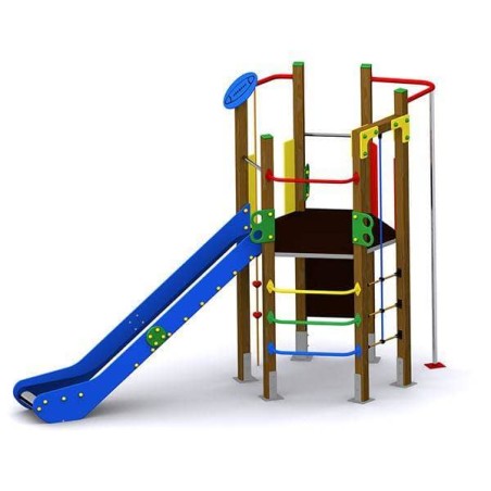 Parque infantil Torre Hexagonal 136CM uso público