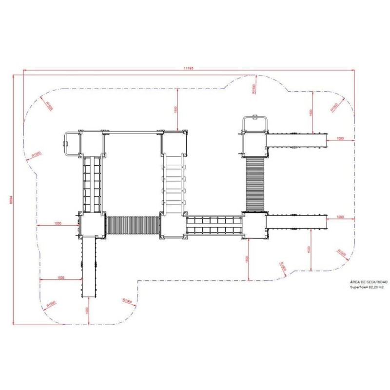 PARQUE INFANTIL MAXI TORRE MULTISPORT 4