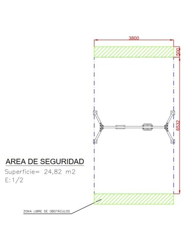 Columpio doble metálico galvanizado (configurar...