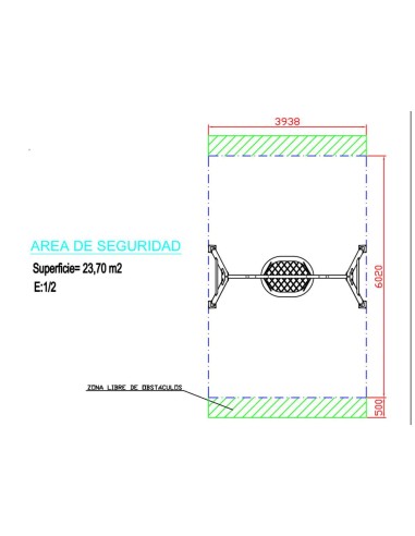 Columpio Nido uso público