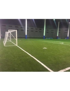 2 Porterías Fútbol 7 fijas metálicas con redes