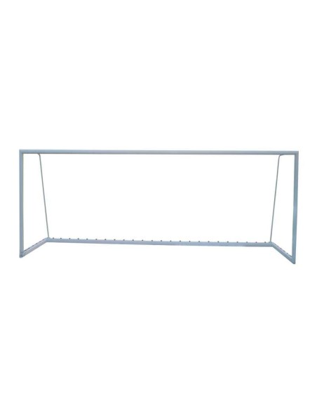 2 Porterías fútbol 7 trasladables aluminio tubo 90MM con redes