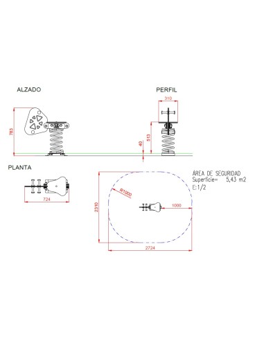 Balancín muelle DEUX