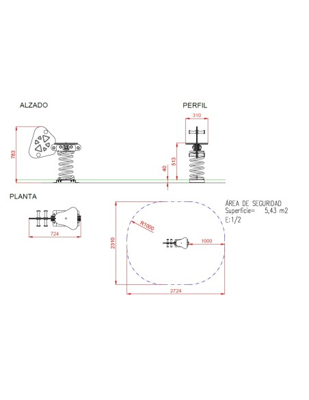 Balancín muelle DEUX