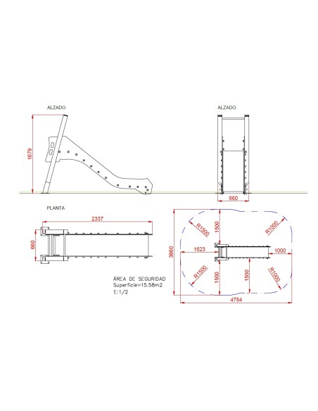Tobogán Compac 90 uso público