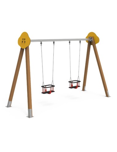 Columpio Doble uso público Abstract Compac...