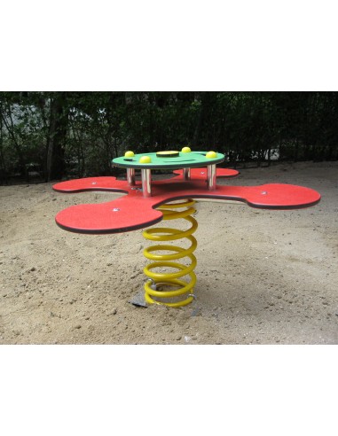 Balancín muelle Flor 4 Plazas